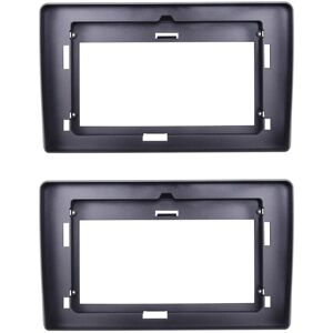 Tlily - 2Pcs 10.1 Inch Car Fascia for Hiace 2010-2018 2Din Audio Adapter Panel Frame Kit Tlily - 2Pcs 10.1 Inch Car Fascia for Hiace 2010-2018 2Din Audio Adapter Panel Frame Kit