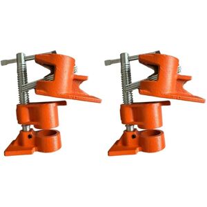 Tlily - 2Pcs 1/2 Inch Pipe Clamps Metal 1/2Inch Black Tube Clamp Set Woodworking Tools Adjustable Wood for Carpenter Tlily - 2Pcs 1/2 Inch Pipe Clamps Metal 1/2Inch Black Tube Clamp Set Woodworking Tools Adjustable Wood for Carpenter