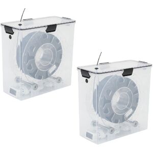 TLILY 2Pcs 3D Printer Filament Dryer Box Airtight and Moisture-Resistant Real-Time Monitoring for pla abs Filaments TLILY 2Pcs 3D Printer Filament Dryer Box Airtight and Moisture-Resistant Real-Time Monitoring for pla abs Filaments