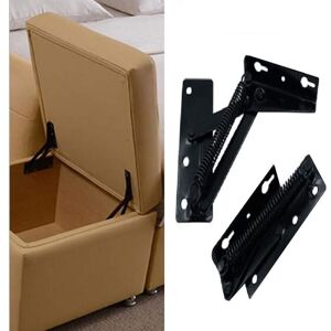 WOIYIC 2pcs 80 Degree Folding Lift Support Black Spring Hinges are widely used in sofa hinge pushers, furniture storage support hinges WOIYIC 2pcs 80 Degree Folding Lift Support Black Spring Hinges are widely used in sofa hinge pushers, furniture storage support hinges