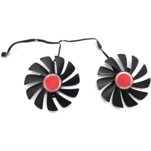Tlily - 2PCS 95MM FDC10U12S9-C CF1010U12S Cooler Fan Replace for amd Radeon rx 580 590 RX580 RX590 Image Card Cooling Tlily - 2PCS 95MM FDC10U12S9-C CF1010U12S Cooler Fan Replace for amd Radeon rx 580 590 RX580 RX590 Image Card Cooling