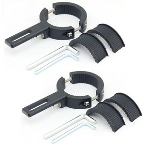 Tlily - 2Pcs Adjustable Motorcycle Headlight Holder Light Bracket Universal Spotlight Mount 38-60MM Tlily - 2Pcs Adjustable Motorcycle Headlight Holder Light Bracket Universal Spotlight Mount 38-60MM