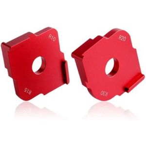Tinor - 2Pcs Aluminum Alloy Woodworking Corner Jigs R10 R15 R20 R30 Round Woodworking Tools Tinor - 2Pcs Aluminum Alloy Woodworking Corner Jigs R10 R15 R20 R30 Round Woodworking Tools