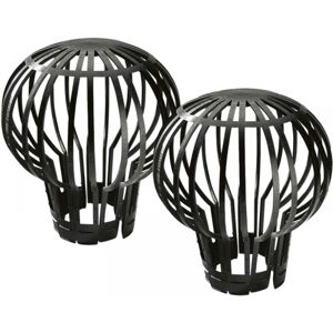 Cyslmuk - 2pcs Black Plastic Roof Floor Drain Drain Outlet Anti-blocking Round Mesh Cover Cyslmuk - 2pcs Black Plastic Roof Floor Drain Drain Outlet Anti-blocking Round Mesh Cover