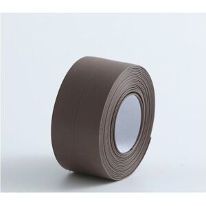 LINGHHANG (2pcs Brown)Soft Skirting Board - End Strip for Kitchen and Bathroom 22mm 3.2m, Self Adhesive Seal, Flexible Folding Strip, Sealing Gasket LINGHHANG (2pcs Brown)Soft Skirting Board - End Strip for Kitchen and Bathroom 22mm 3.2m, Self Adhesive Seal, Flexible Folding Strip, Sealing Gasket