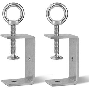 Tinor - 2pcs C-Clamp 85mm Stainless Steel Adjustable c Clamp for Welding Carpenter Home Fixture, Clamping Range 45-78mm Tinor - 2pcs C-Clamp 85mm Stainless Steel Adjustable c Clamp for Welding Carpenter Home Fixture, Clamping Range 45-78mm