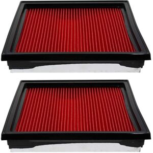 TLILY 2Pcs Car Engine Air Filter for 370Z 350Z QX50 Q40 Q60 EX35 EX37 G37 G35 G25 16546-JK20A TLILY 2Pcs Car Engine Air Filter for 370Z 350Z QX50 Q40 Q60 EX35 EX37 G37 G35 G25 16546-JK20A
