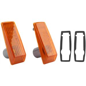 Tlily - 2Pcs Car Turn Signal Light Indicator Repeater Lamp Cover Yellow for W124 R129 W140 W202 W201 Tlily - 2Pcs Car Turn Signal Light Indicator Repeater Lamp Cover Yellow for W124 R129 W140 W202 W201