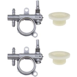 BEIJIYI 2pcs Chainsaw Oil Pump with Worm Gear Compatible with 25CC/38CC Chainsaw Replacement for Outdoor Power Tools BEIJIYI 2pcs Chainsaw Oil Pump with Worm Gear Compatible with 25CC/38CC Chainsaw Replacement for Outdoor Power Tools