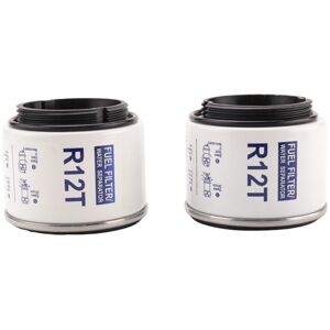 TLILY 2Pcs for R12 R12S R12T Racor 140R 120At S3240 Npt Zg1 / 4-19 SFC-8801-10 Fuel Water Separator Filter TLILY 2Pcs for R12 R12S R12T Racor 140R 120At S3240 Npt Zg1 / 4-19 SFC-8801-10 Fuel Water Separator Filter