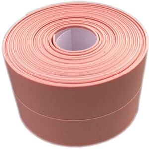 Linghhang - 2pcs Pink)Soft Skirting Board - End Strip for Kitchen and Bathroom 38mm 3.2m, Self Adhesive Seal, Flexible Folding Strip, Sealing Gasket Linghhang - 2pcs Pink)Soft Skirting Board - End Strip for Kitchen and Bathroom 38mm 3.2m, Self Adhesive Seal, Flexible Folding Strip, Sealing Gasket