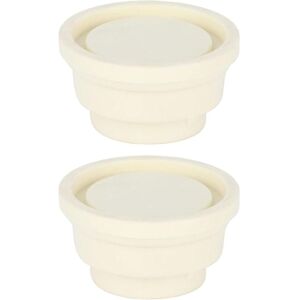 Memkey - Pool Ladder Buffer, 2 Pack, In-Ground Pool Ladder Tips, White Rubber Buffer Set for Swimming Pool Ladders, Universal Replacement Parts Memkey - Pool Ladder Buffer, 2 Pack, In-Ground Pool Ladder Tips, White Rubber Buffer Set for Swimming Pool Ladders, Universal Replacement Parts