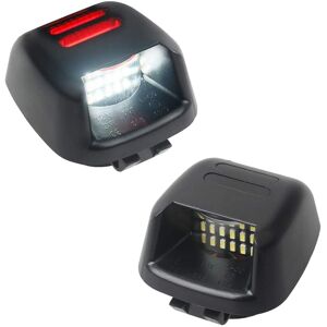 Tlily - 2Pcs Red Tube smd led License Plate Light for Navara D40 2005-2016 Tlily - 2Pcs Red Tube smd led License Plate Light for Navara D40 2005-2016