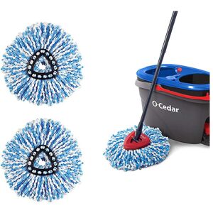 Linghhang - 2pcs Replacement Heads Compatible with O-Cedar EasyWring RinseClean Spin Mop Linghhang - 2pcs Replacement Heads Compatible with O-Cedar EasyWring RinseClean Spin Mop