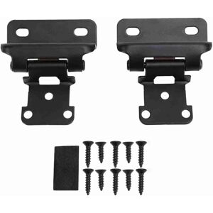 Groofoo - 2Pcs Self Closing Cabinet Hinge 1/2in Enhanced Safety Steel Semi Wrap Overlay Cupboard Door Hinge for Kitchen Bathroom rv Boat Campervan Groofoo - 2Pcs Self Closing Cabinet Hinge 1/2in Enhanced Safety Steel Semi Wrap Overlay Cupboard Door Hinge for Kitchen Bathroom rv Boat Campervan