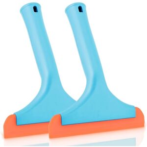 2pcs Silicone Squeegee with Hanging Holes, 6INCH, Multi-Function Window Squeegee for Shower Mirror Door, Window, Glass, Car Windshield,Blue 2pcs Silicone Squeegee with Hanging Holes, 6INCH, Multi-Function Window Squeegee for Shower Mirror Door, Window, Glass, Car Windshield,Blue