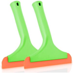 2pcs Silicone Squeegee with Hanging Holes, 6INCH, Multi-Function Window Squeegee for Shower Mirror Door, Window, Glass, Car Windshield, Light Green 2pcs Silicone Squeegee with Hanging Holes, 6INCH, Multi-Function Window Squeegee for Shower Mirror Door, Window, Glass, Car Windshield, Light Green