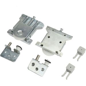 IKODM 2pcs Sliding Door Rollers, Sliding Door Parts for Wardrobe Door, Wheels, Rollers, Cabinet Runners Guides, Sliding Cupboard Roller Wheels, Load 30kg IKODM 2pcs Sliding Door Rollers, Sliding Door Parts for Wardrobe Door, Wheels, Rollers, Cabinet Runners Guides, Sliding Cupboard Roller Wheels, Load 30kg