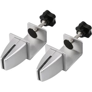 TLILY 2Pcs Sneeze Guard Clamp Bracket Desk Partition for 1/8Inch to 1Inch Thick Acrylic Panels Adjustable C Shape TLILY 2Pcs Sneeze Guard Clamp Bracket Desk Partition for 1/8Inch to 1Inch Thick Acrylic Panels Adjustable C Shape
