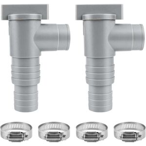 Ymyny - 2pcs Swimming Pool Shut-Off Valve, 32mm Swimming Pool Maintenance Valve with 4 Clamps, Above Ground Swimming Pool Maintenance Accessories mumu Ymyny - 2pcs Swimming Pool Shut-Off Valve, 32mm Swimming Pool Maintenance Valve with 4 Clamps, Above Ground Swimming Pool Maintenance Accessories mumu