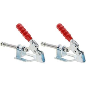 WOIYIC 2PCS Toggle Clamp GH-302-F, Hold Down Latch Push Pull Action Hand Tool Capacity Pull Clamp Workpiece Welding Non-slip Red Handle Clamp WOIYIC 2PCS Toggle Clamp GH-302-F, Hold Down Latch Push Pull Action Hand Tool Capacity Pull Clamp Workpiece Welding Non-slip Red Handle Clamp