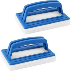 READCLY Set of 2 sponge brushes, swimming pool cleaning brushes, for cleaning the walls of the swimming pool spa bath (14.5 x 7 cm) READCLY Set of 2 sponge brushes, swimming pool cleaning brushes, for cleaning the walls of the swimming pool spa bath (14.5 x 7 cm)