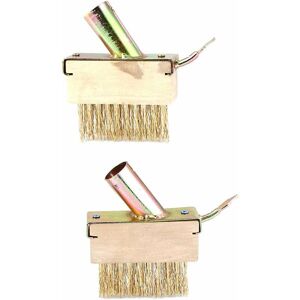 GOTRAYS 2PCS Weeding Wire Brush Tools Patio Weed Brush Head Set Replacement Gardening Weeding Tool Weed Remover for Outdoor Patio Paving GOTRAYS 2PCS Weeding Wire Brush Tools Patio Weed Brush Head Set Replacement Gardening Weeding Tool Weed Remover for Outdoor Patio Paving