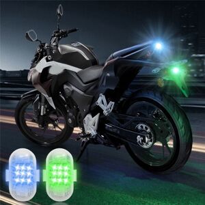 TLILY 2Pcs Wireless Remote Control LED Strobe Light for Motorcycle Car Bike Scooter Anti-Collision Warning Lamp Indicator TLILY 2Pcs Wireless Remote Control LED Strobe Light for Motorcycle Car Bike Scooter Anti-Collision Warning Lamp Indicator