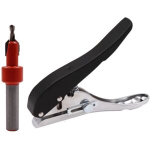 TLILY 2Pcs Woodworking Tool Plier Card Hole Punch Set Paper Screw Cover with Countersink Drill 2.8mm Adjustable Position TLILY 2Pcs Woodworking Tool Plier Card Hole Punch Set Paper Screw Cover with Countersink Drill 2.8mm Adjustable Position