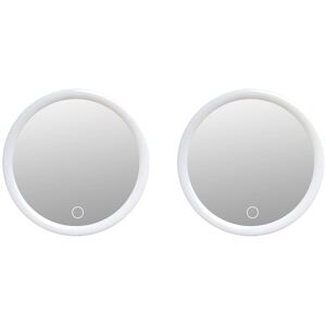 Tlily - 2X 10X Magnifying Makeup Mirror with led Lights Compact for Bathroom, Bedroom, Hotel Tlily - 2X 10X Magnifying Makeup Mirror with led Lights Compact for Bathroom, Bedroom, Hotel