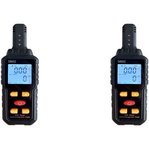Tlily - 2X 3-In-1 Radiation Dosimeter Counter Geiger emf Meter Automatic Alarm Real-Time Measure Radiation Detector Tester Tlily - 2X 3-In-1 Radiation Dosimeter Counter Geiger emf Meter Automatic Alarm Real-Time Measure Radiation Detector Tester