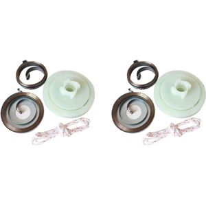 Tlily - 2X 5200 5800 52Cc 58Cc for Chinese Chainsaw Easy Starter Recoil Spring Pulley Rope Repair Kit Gas Saws Tlily - 2X 5200 5800 52Cc 58Cc for Chinese Chainsaw Easy Starter Recoil Spring Pulley Rope Repair Kit Gas Saws
