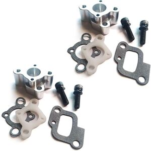 TLILY 2X CNC Intake Manifold Set for 23-30.5Cc Zenoah Baja 5B 5T 5Sc 5Ive-T Gasoline Engine TLILY 2X CNC Intake Manifold Set for 23-30.5Cc Zenoah Baja 5B 5T 5Sc 5Ive-T Gasoline Engine