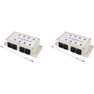 TLILY 2X dc 12-24V 8 Channel Output Dmx Dmx512 led Controller Signal Amplifier Splitter Distributor for Home Equipment TLILY 2X dc 12-24V 8 Channel Output Dmx Dmx512 led Controller Signal Amplifier Splitter Distributor for Home Equipment