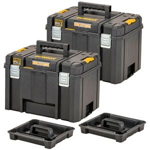 Dewalt - 2X DWST83346-1 tstak 2.0 vi Deep Tool Storage Case Heavy Duty + Tote Tray Dewalt - 2X DWST83346-1 tstak 2.0 vi Deep Tool Storage Case Heavy Duty + Tote Tray