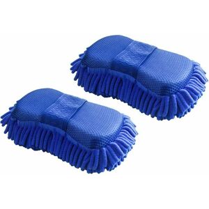 TRIMEC 2x Éponge de nettoyage de voiture en microfibre Chenille Gant de lavage microfibre Chenille pour la voiture Véhicule Care Brosse de Lavage éponge TRIMEC 2x Éponge de nettoyage de voiture en microfibre Chenille Gant de lavage microfibre Chenille pour la voiture Véhicule Care Brosse de Lavage éponge