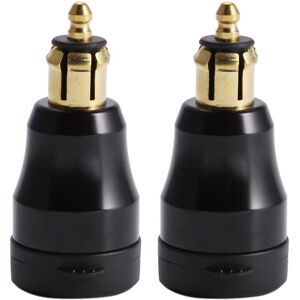 Tlily - 2X Motorcycle Waterproof Charger with usb Type-C Port 12V / 24V Power Adapter Qc3.0 Din Socket for Black Tlily - 2X Motorcycle Waterproof Charger with usb Type-C Port 12V / 24V Power Adapter Qc3.0 Din Socket for Black