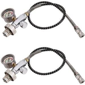 Tlily - 2X New Upgrade Charging Adapter for Scuba Tank Filling Station w/din 232/300Bar Connector pcp Air Refill Tlily - 2X New Upgrade Charging Adapter for Scuba Tank Filling Station w/din 232/300Bar Connector pcp Air Refill