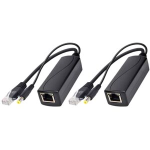 TLILY 2X PS5712TG Gigabit Power Over Ethernet Splitter 10/100 / 1000Mpbs RJ45 Support IEEE802.3 Af At (30W) PoE TLILY 2X PS5712TG Gigabit Power Over Ethernet Splitter 10/100 / 1000Mpbs RJ45 Support IEEE802.3 Af At (30W) PoE