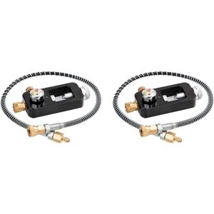 TLILY 2X Scuba Diving Tanks Adapter Set Refill Adapter Oxygen Cylinder Outdoor Accessory with Hose Pressure Gauge TLILY 2X Scuba Diving Tanks Adapter Set Refill Adapter Oxygen Cylinder Outdoor Accessory with Hose Pressure Gauge