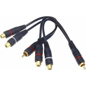 2x Splitter Cable 20 cm 1 rca Male to 2 rca Female Phono Plugs Double Head av Audio Cable Mumu 2x Splitter Cable 20 cm 1 rca Male to 2 rca Female Phono Plugs Double Head av Audio Cable Mumu