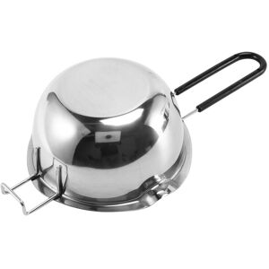TLILY 2X Stainless Steel Double Boiler Pot Set with Silicone Spatula for Melting Chocolate, Soap, Wax and Candle Making TLILY 2X Stainless Steel Double Boiler Pot Set with Silicone Spatula for Melting Chocolate, Soap, Wax and Candle Making