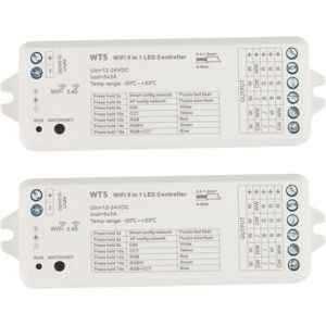 TLILY 2X Tuya led Controller 5 in 1 Dimmer cct rgb rgbw rgbww rgbcct Strip Smart Life Wifi 2.4G rf Remote Control 12-24V WT5 TLILY 2X Tuya led Controller 5 in 1 Dimmer cct rgb rgbw rgbww rgbcct Strip Smart Life Wifi 2.4G rf Remote Control 12-24V WT5