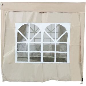 Green Bay - 2x2M Pop Up Gazebo Side Panel Wall Only,1 Piece Beige with Window Green Bay - 2x2M Pop Up Gazebo Side Panel Wall Only,1 Piece Beige with Window