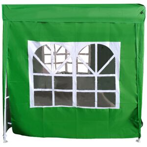 Green Bay - 2x2M Pop Up Gazebo Side Panel Wall Only,1 Piece Green with Window Green Bay - 2x2M Pop Up Gazebo Side Panel Wall Only,1 Piece Green with Window