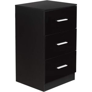 COSTWAY Caisson de Bureau Meuble de Rangement avec 3 Tiroirs pour Lettre,Dossiers et Documents Noir COSTWAY Caisson de Bureau Meuble de Rangement avec 3 Tiroirs pour Lettre,Dossiers et Documents Noir