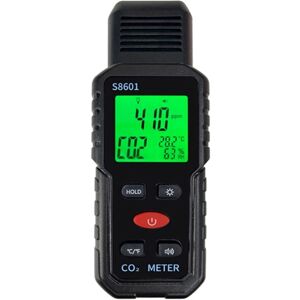 Tlily - 3 in 1 CO2 Meter Air Quality Monitor Handheld 5000Ppm Measurement Carbon Dioxide ℃/℉ Detector S8601 Tlily - 3 in 1 CO2 Meter Air Quality Monitor Handheld 5000Ppm Measurement Carbon Dioxide ℃/℉ Detector S8601