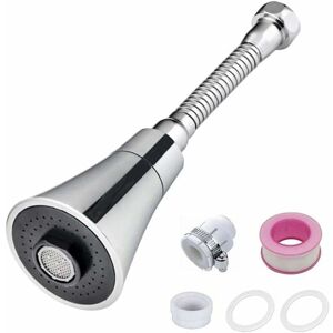 Rose - 3 Modes Faucet Nozzle Filter Adapter, Faucet Water Saver, Faucet Sprayer Extension, 360 Degree Rotatable Adjustable Faucet Aerator for Kitchen Rose - 3 Modes Faucet Nozzle Filter Adapter, Faucet Water Saver, Faucet Sprayer Extension, 360 Degree Rotatable Adjustable Faucet Aerator for Kitchen