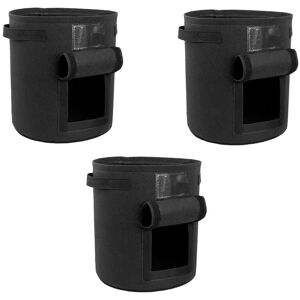 TLILY 3-Pack 10 Gallon Potato Grow Bag, Grow Bags with Handles and Visualized Flap, Thickened and Breathable Non-Woven Pots TLILY 3-Pack 10 Gallon Potato Grow Bag, Grow Bags with Handles and Visualized Flap, Thickened and Breathable Non-Woven Pots