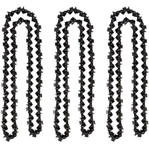 WOIYIC 3 Pack 50cm 0.325" 1.5mm 76 Drive Link Chainsaw Chain - Fits Timberpro 62CC, Hyundai and Others WOIYIC 3 Pack 50cm 0.325" 1.5mm 76 Drive Link Chainsaw Chain - Fits Timberpro 62CC, Hyundai and Others
